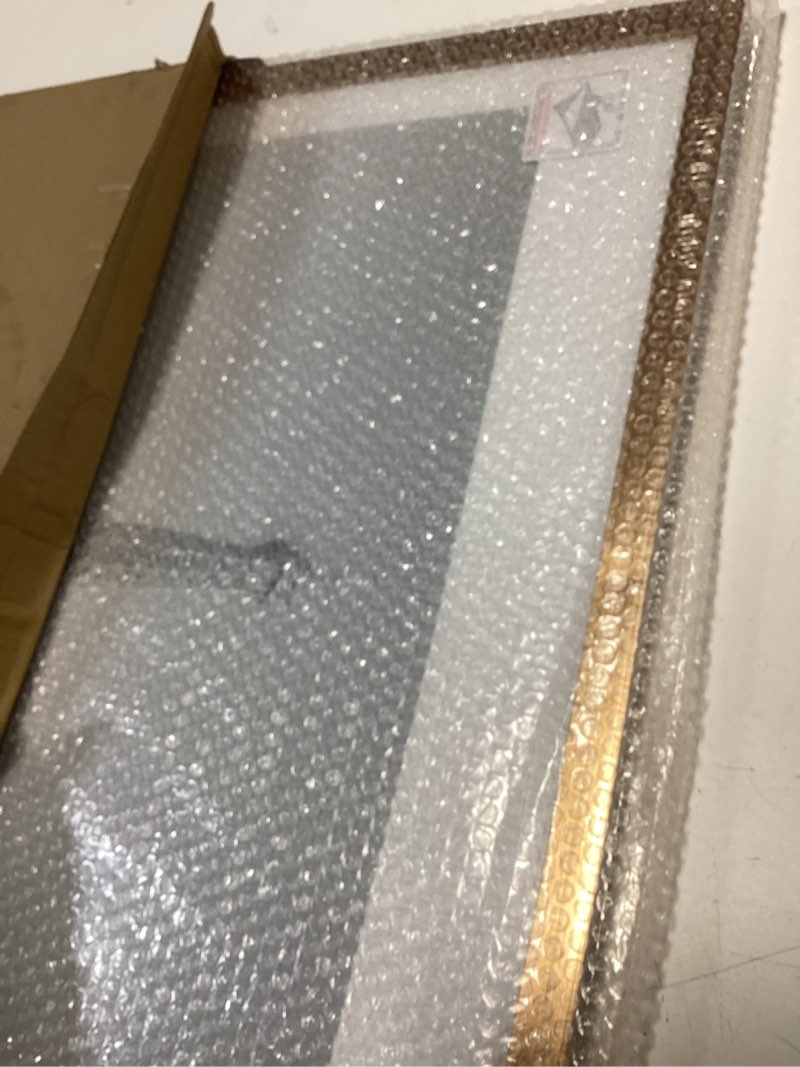 Condition photo showing Good Condition for upsimples 18x24 picture frame, display pictures 16x20 with mat or 18 x 24 without, wall hanging poster frames, bronze, 1 pack bronze 18x24