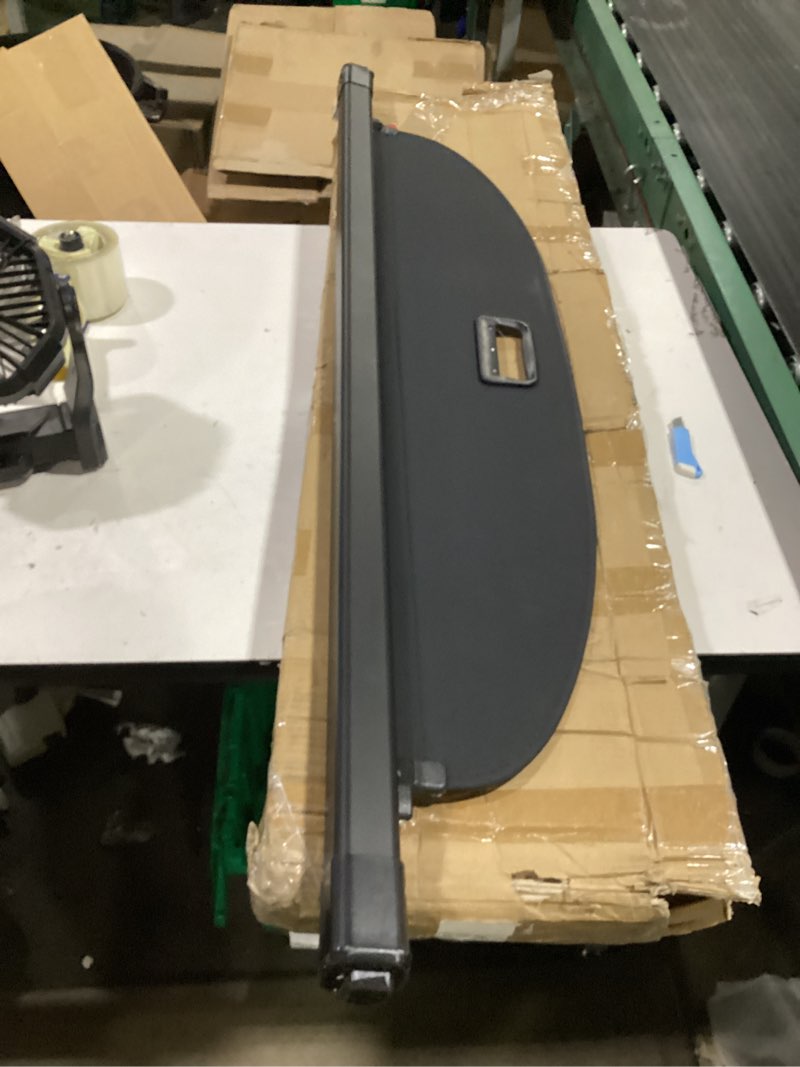 Condition photo showing Good Condition for cargo cover for nissan rogue 2021 2022 2023 2024-2026 accessories rear trunk cover rear trunk security cover shielding shade, black, not for rogue sport