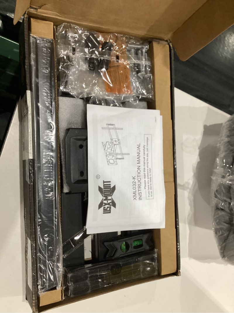 Condition photo showing New/Like New for Full Motion TV Wall Mount for Most 37"-84" Flat Screen TV, Swivel or Tilt TV Wall Bracket with Dual Articulating Arms, for 12"-16" Wood Studs, Max VESA 600x400mm, Load 120 lbs by USX MOUNT 37-84 inch, 120 lb