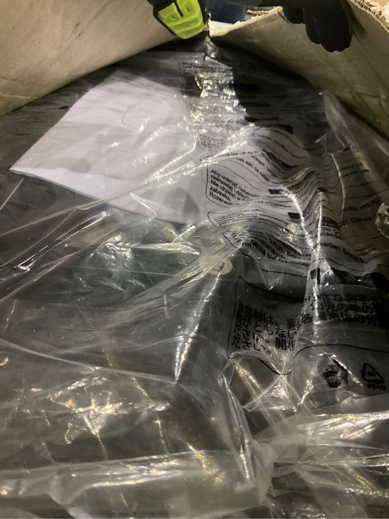 Condition photo showing As Is for SONGMICS Storage Ottoman Bench, Foot Rest with Legs, 15.7 x 43.3 x 15.7 Inches, End of Bed Bench, St