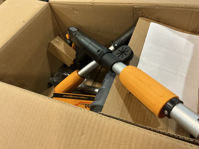 Condition photo showing As Is for Cordless Snow Shovel Compatible with DeWalt 20V Max Battery, 11" Electric Snow Blower w/ 20FT Max Throw & Adjustable Handle, Snow Thrower for Driveway, Deck, Patio, Steps(Tool Only) Black (Battery and charger not included)