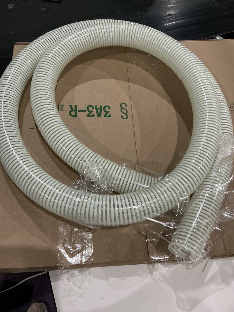Condition photo showing As Is for 1 1/2 inch swimming pool replacement hose?pool filter pump connection pvc hose for above ground pools?flexible vinyl hose suction vacuum uv- resistant tubing ?6ft