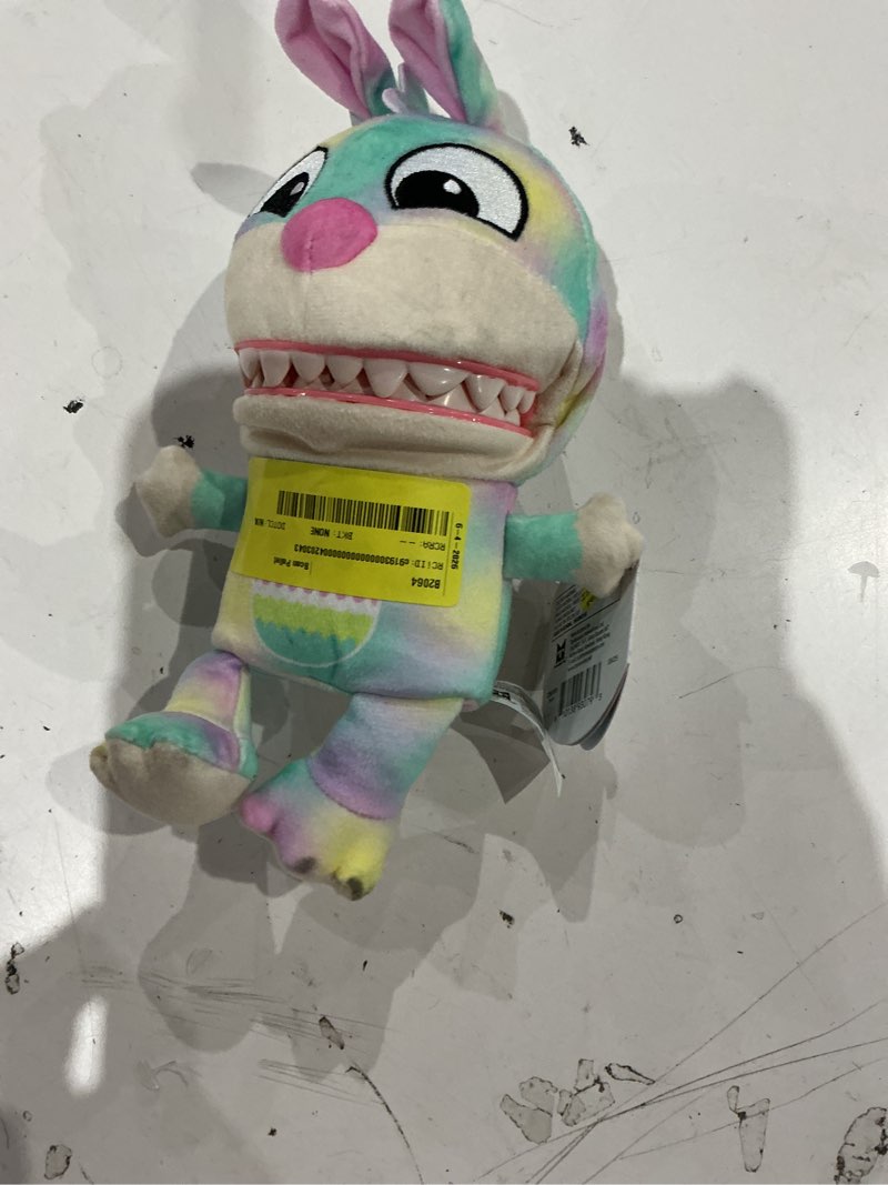 Condition photo showing Good Condition for chatter chompers easter bunny plush 6.5", interactive collectible toy, funny sound effects, ages 3+