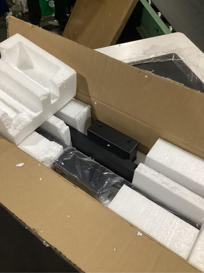 Condition photo showing Good Condition for edishine 23.6" modern outdoor wall lights, 3cct & 10%-100% dimmable, ip65 waterproof, led exterior lighting fixtures, linear outdoor wall sconce for porch, patio, 2 pack, black black 23.6 in