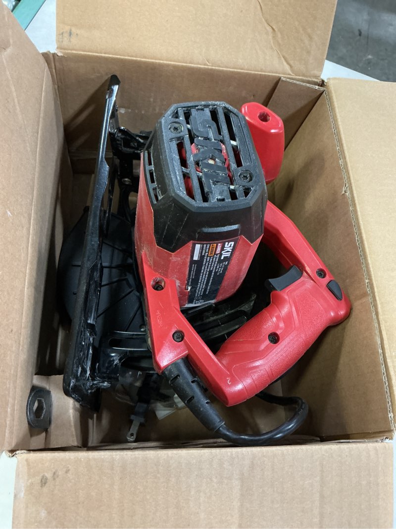 Condition photo showing As Is for skil 13-amp 7-1/4-in corded circular saw