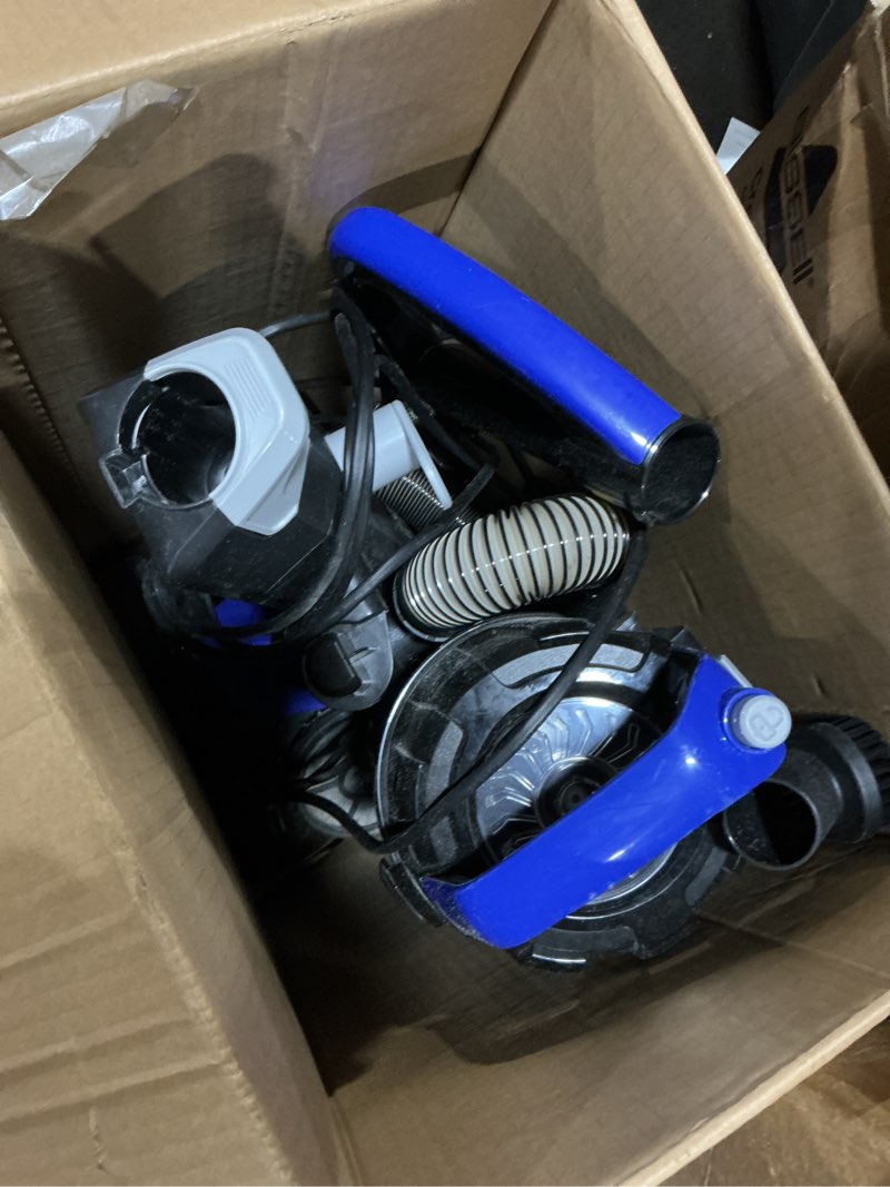 Condition photo showing As Is for shark clean & empty cordless stick vacuum & auto-empty system | hepa filter | lightweight, portable, rechargeable | stick vacuum for pet hair | carpets & hard floors | 40-min runtime | white | bu3521 clean & empty (basic)