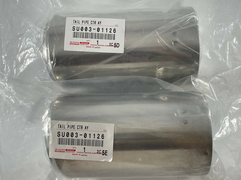 (Similar to the stock photo) GENUINE JDM Toyota 86 GT86 Subaru BRZ Scion FR-S 13-19 LARGE EXHAUST PIPE TIPS