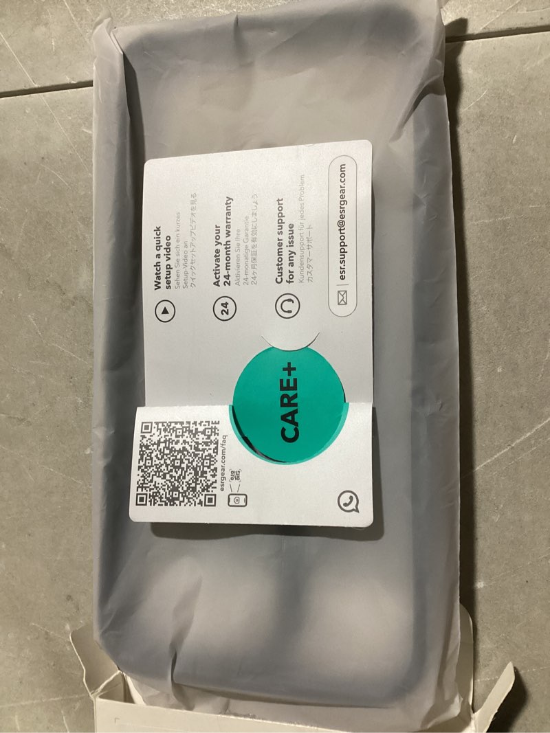 Condition photo showing Good Condition for ESR Classic Hybrid Magnetic Case with HaloLock, Compatible with MagSafe Wireless Charging for iPhone 14 Pro Max Case, Shockproof Military Standard Protection, Scratch-Resistant Back, Clear Black iPhone 14 Pro Max B-Clear Black