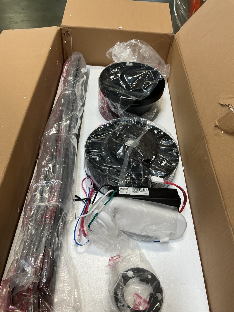 Condition photo showing New/Like New for ocioc Smart Ceiling Fans with Lights,52 inch,Reversible Quiet DC Motor,Dimmable,Black Ceiling Fan Compatible with Alexa Google home Indoor/Outdoor Black 52 inch-Smart