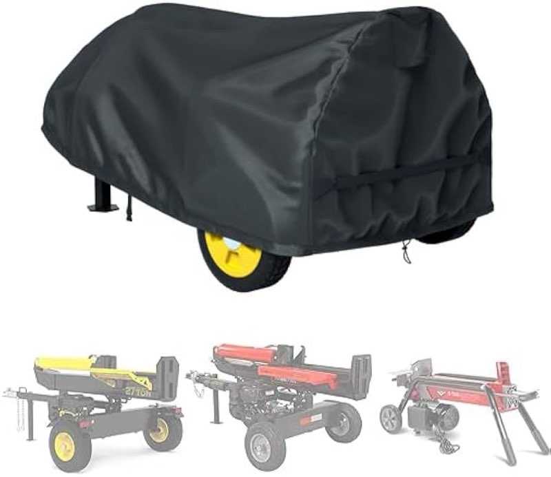 Resistant Storage Cover- Log Splitter Cover Compatible(Oxford Cloth 83" x 45" x 39" )for 15-45 tons 