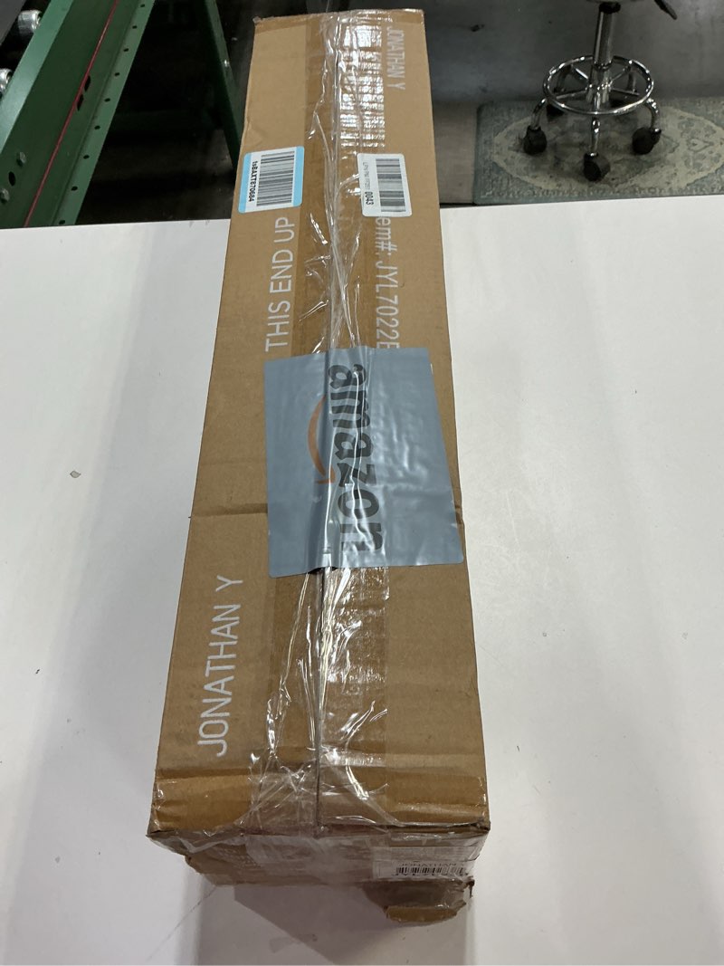 Condition photo showing Good Condition for JONATHAN Y JYL7022B Makena 28" Dimmable Integrated LED Metal Wall Sconce, Minimalistic,Modern,Contemporary 3000K LED Bulbs for Bedroom, Living Room, Bathroom Hallway, Gold Set of 1 28" Gold