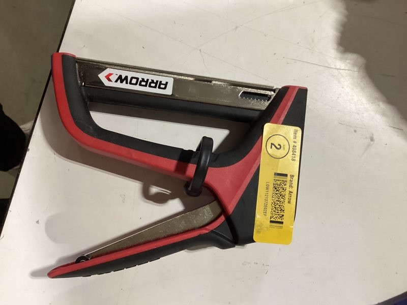 Condition photo showing Good Condition for arrow t50x stapler heavy duty, medium, manual staple gun