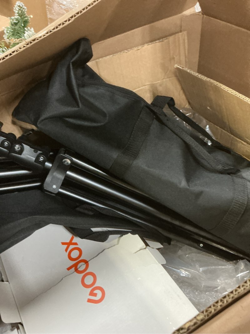Condition photo showing Good Condition for SIMILAR incomplete Godox SL60II-Bi LED Video Light Kit 2 Pack 2800K-6500K Bi-Color Continuous Light, Square Grid Softbox,Light Stand, Remote Control & Honeycomb Grid for Studio Video Recording, Filming, Podcast (2PCS)