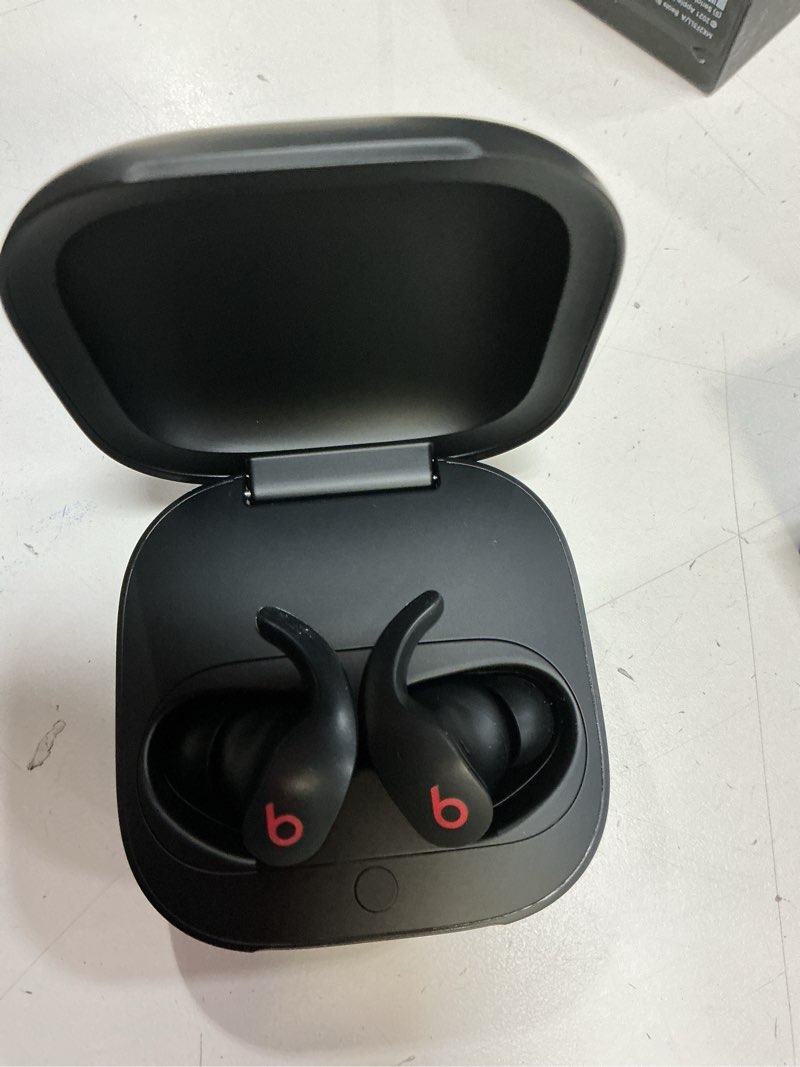 Condition photo showing Good Condition for Beats Fit Pro (1st Gen) - True Wireless Noise Cancelling Earbuds - Active Noise Cancelling - Sweat Resistant Earphones, Compatible with Apple & Android, Class 1 Bluetooth®- Beats Black Beats Black Fit Pro Without AppleCare+