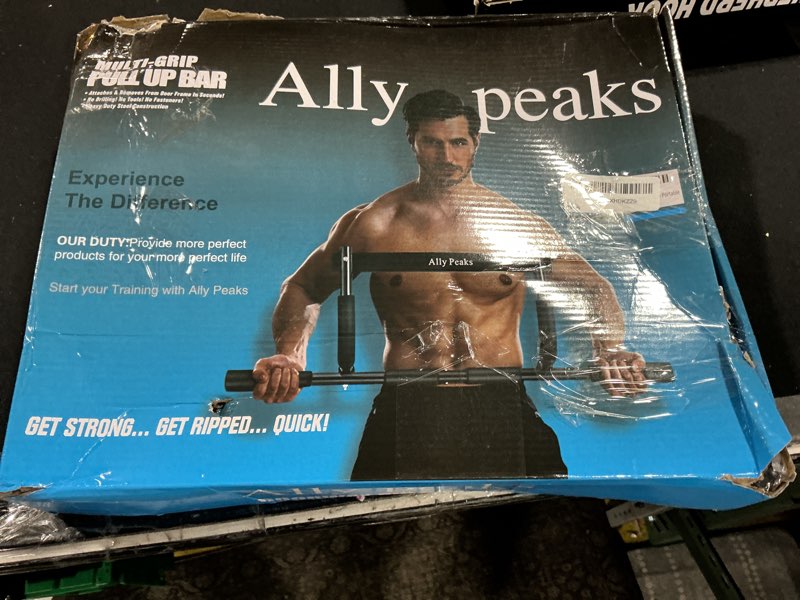 Condition photo showing As Is for Ally Peaks Pull Up Bar for Doorway | Thickened Steel Max Limit 440 lbs Upper Body Workout| Multi-Gri