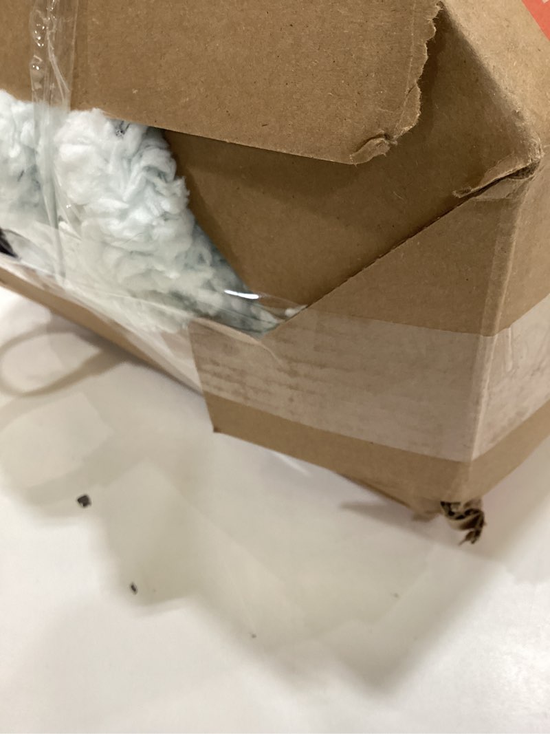 Condition photo showing As Is for Electric Heated Blanket Full Size 72"x84", Dual-Sided Soft Flannel & Sherpa, LCD Display 10 Heat Settings with 1-12H Timer & Overnight Safe, Bed & Couch, Machine Washable, Lake Blue 02-lake Blue 72"x84"(Full Size)