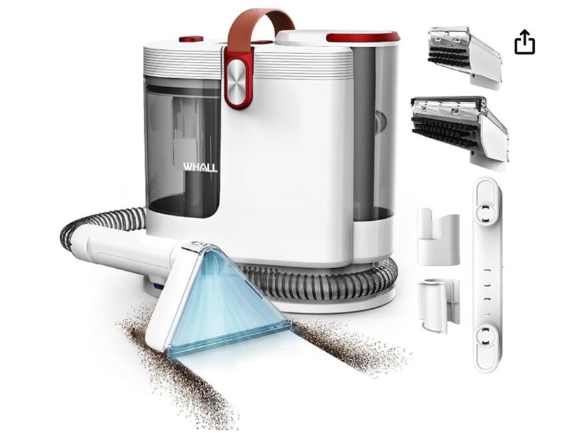 Whall Carpet & Upholstery Cleaner Machine, Portable Spot Vacuum for Couch, Sofa, P