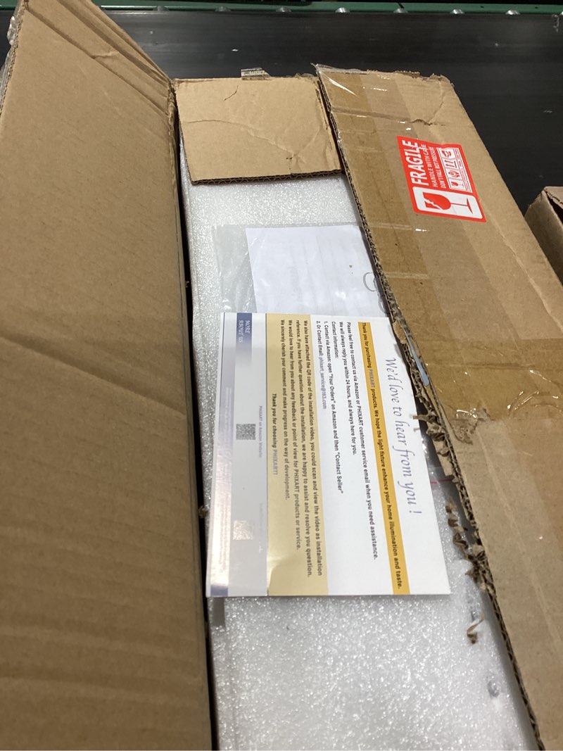 Condition photo showing New/Like New for 4 lights bathroom vanity light fixtures, brushed nickel traditional classic vanity light with clear glass, bathroom lighting fixtures over mirror nickel 4lights