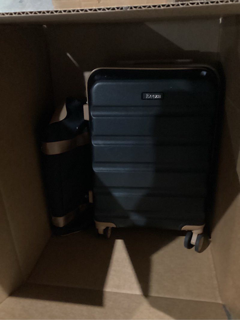 Condition photo showing Good Condition for eeeza luggage sets 3 piece,suitcases with wheels,carry on luggage set,abs hard case luggage with tsa lock spinner wheels(3 piece sets,black(20"/db/tb))
