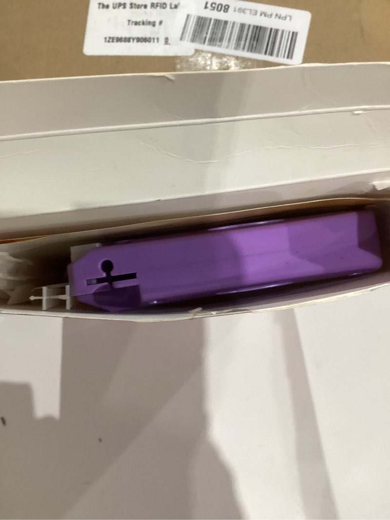 Condition photo showing Good Condition for stitch gun for clothes - handheld stitch gun quick clothing fixer - tagging gun - includes 6 needle, 1000 black fasteners & 1000 white fasteners (pink/orange) purple