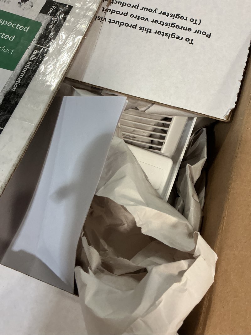 Condition photo showing Good Condition for broan-nutone bathroom exhaust fan with heater quiet 1.5 sones, 80 cfm and 3-level cct lighting, powerful ventilation and warm comfort for any bathroom