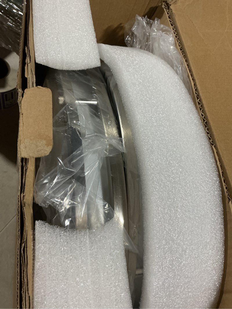 Condition photo showing Good Condition for 17.5 Inch Flush Mount Ceiling Light - 2 Pack 60W Remote Control Dimmable Led Ceiling Light Fixture for Kitchen Hallway Bedroom Bathroom Remote Control - 2 Pack Brushed Nickel 17.5"