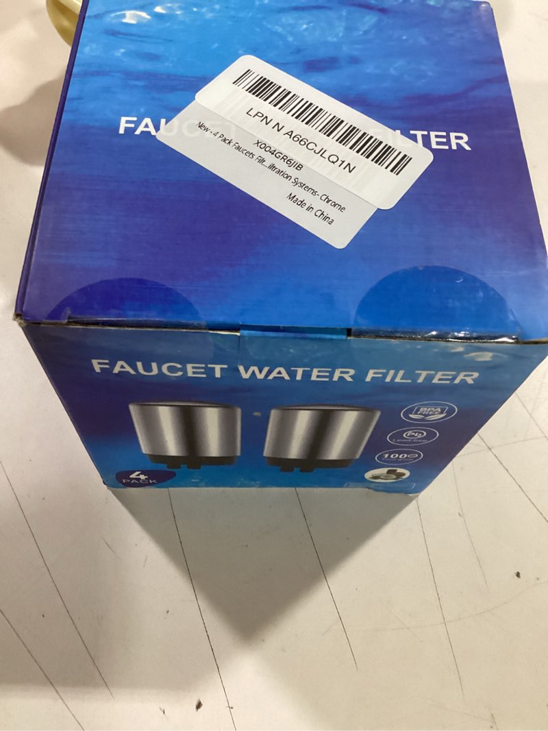 Condition photo showing New/Like New for 4 Pack Faucets Filters Cartridge(FR-200,FF-100)?Replacement for Brita® Faucet Filter,Water Filter Co