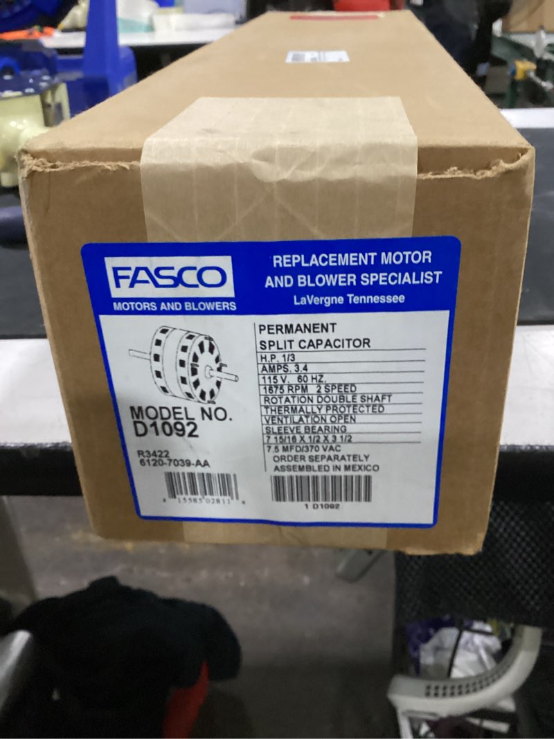 Condition photo showing New/Like New for 1/3hp1675/1080rpm115vmtr