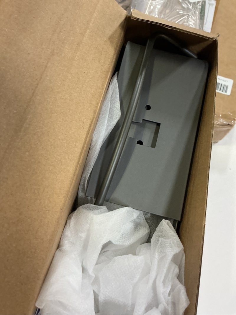 Condition photo showing Good Condition for VOLPONE Corner Shower Caddy Suction Cup Shower Shelf Corner No Drilling Bathroom Shower Organizer Storage Rack Adhesive with Towel Bar Hooks (2-Pack, Matte Gray) Suction Cup Triangle with Towel holder 2 Tier Gray