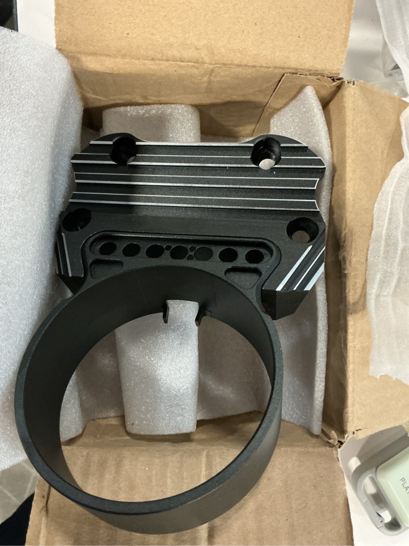 Condition photo showing Good Condition for motorcycle black instrument bracket speedometer relocation cover compatible with harley sportster xl883 custom low 1200 style-2