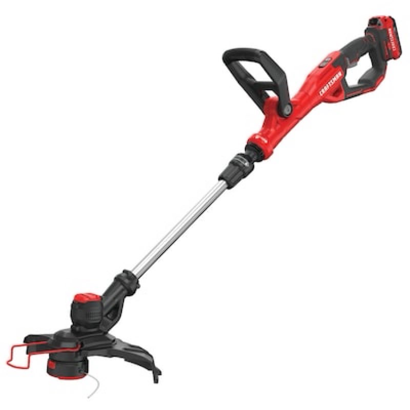 craftsman v20 20-volt max 13.0-in straight shaft battery string trimmer 2 ah no battery or charger included