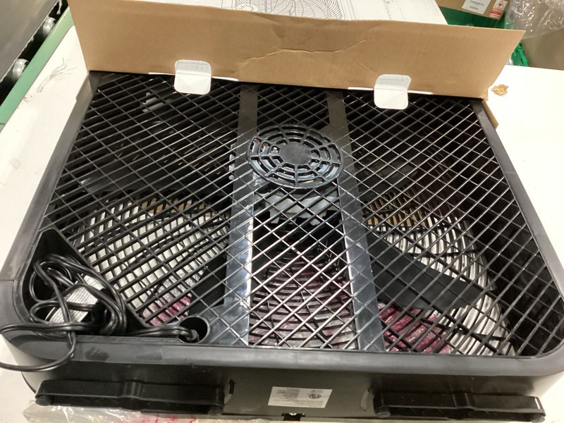Condition photo showing Good Condition for utilitech 20-in 120-volt 3-speed high velocity indoor black box fan