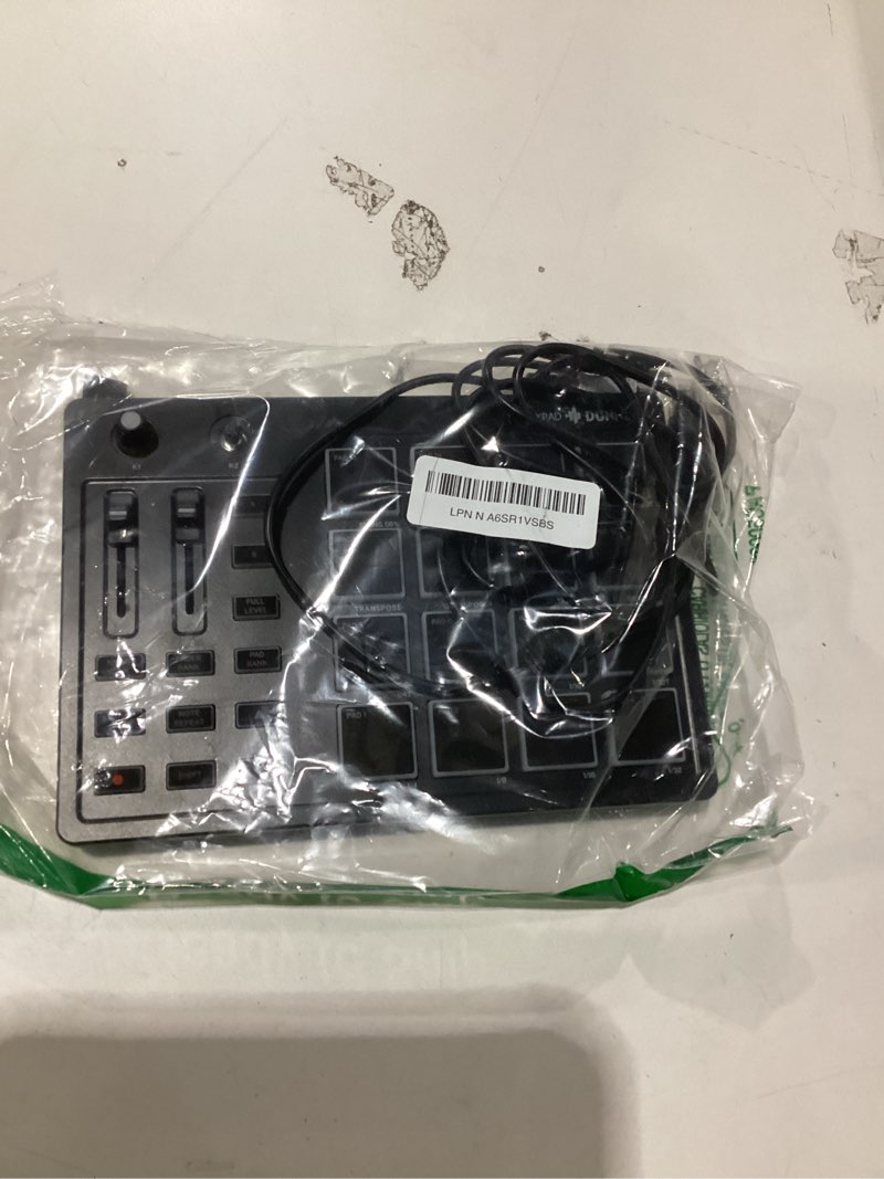 Condition photo showing Good Condition for Donner MIDI Pad Beat Maker Machine Professional, Drum Machine with 16 Beat Pads, 2 Assignable Fader & Knobs and Music Production Software, USB MIDI Controller with 40 Courses, STARRYPAD DPD-16