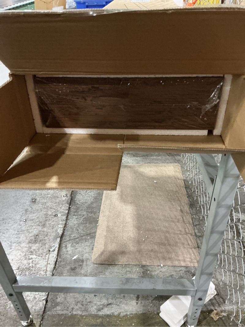 Condition photo showing As Is for Dreamland 48 inch floating shelves