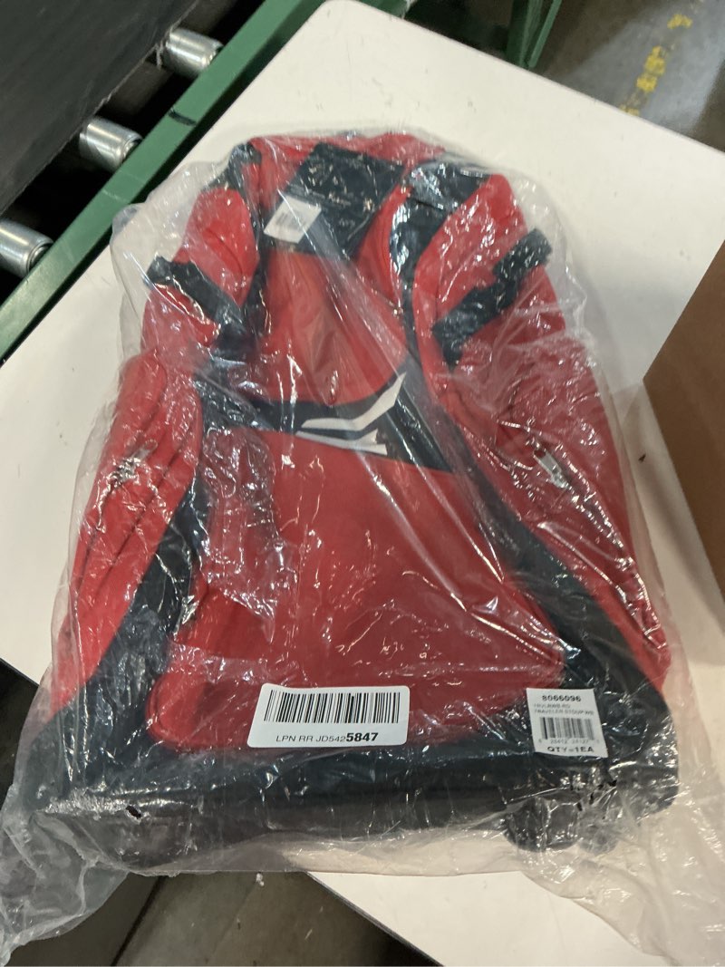 Condition photo showing New/Like New for easton | traveler stand-up wheeled equipment bag | baseball & softball | multiple colors red