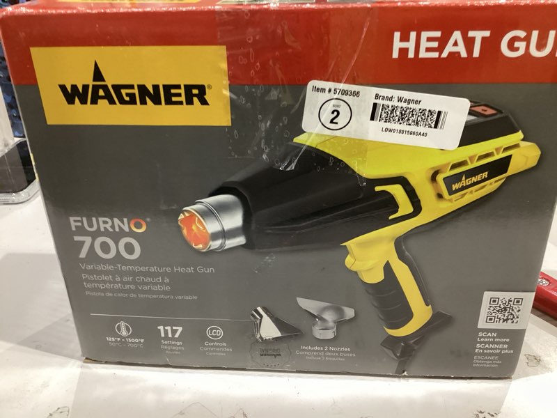 Condition photo showing As Is for variable temperatue heat gun
