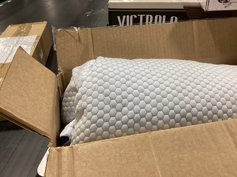 Condition photo showing Good Condition for Nectar Tri-Comfort Cooling Pillow - Adjustable Support & Firmness - Cooling Cover - Pressure Relief - Helps Reduce Neck Pain - Premium Memory Foam & Microfiber Down Alternative Standard