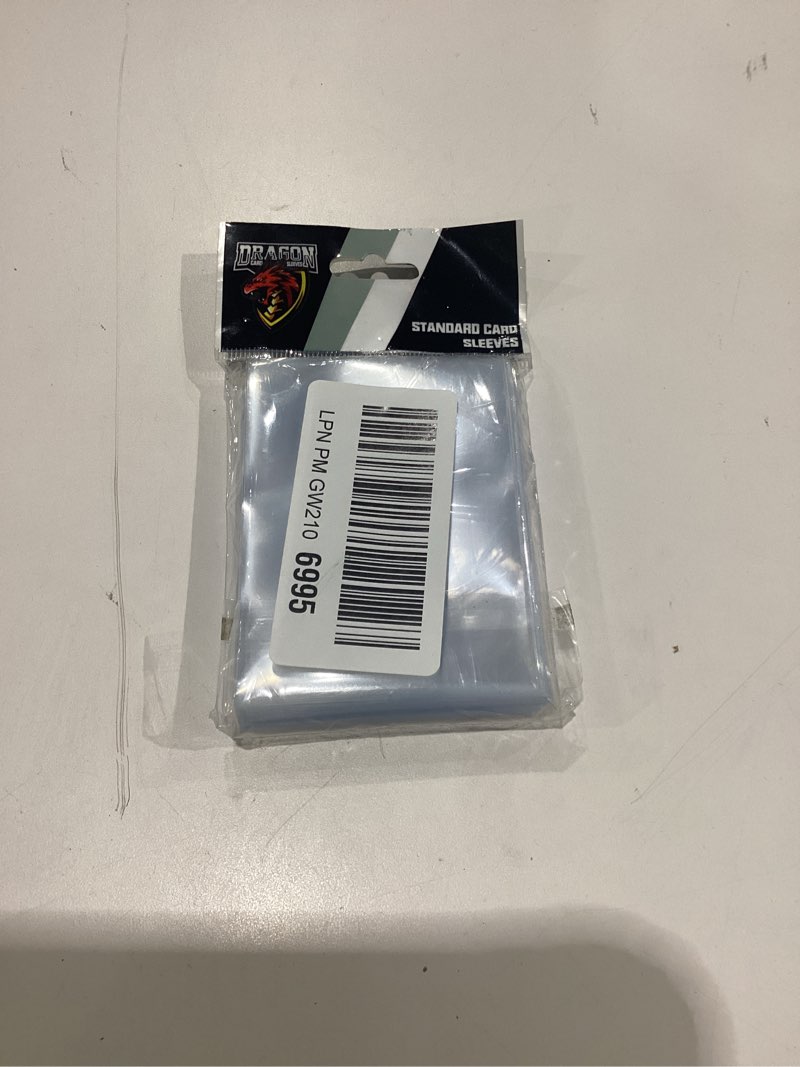 Condition photo showing New/Like New for 100 counts card sleeves top loaders for trading cards, penny soft sleeves baseball card sleeve protectors fit for sports,football,game cards 100p