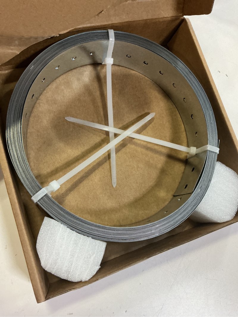 Condition photo showing Good Condition for GBGS 32ft Perforated Strap Tie Brace,1-5/8" Width Steel Coil Strapping,27 Gauge