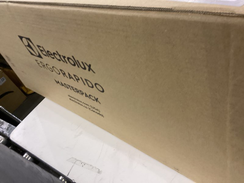 Condition photo showing New/Like New for Electrolux Ergorapido Stick Cleaner Lightweight Cordless Vacuum with LED Nozzle Lights and Turbo Battery Power, for Carpets and Hard Floors, in, Satin White