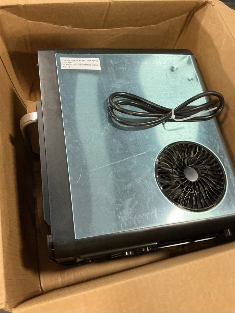 Condition photo showing As Is for Nugget Ice Maker Countertop - Silonn Smart Pebble Ice Machine, Pellet Ice 44 lbs per Day, Crushed Ice from Timer Function and Status Alerts with Silonn App, Stainless Steel Smart Controlled 44lbs