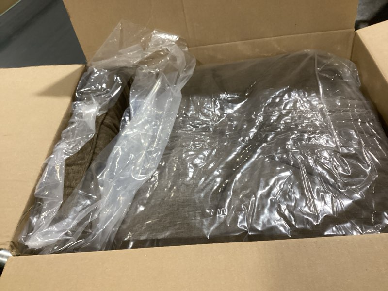 Condition photo showing Good Condition for SUNROX Memory Foam Jumbo Rocking Chair Cushions, FadeShield Water Resistant Non Slip Durable Tufted Pads, Set of Seat & Back Cushion with Ties for Indoor/Outdoor Rocker, 2 Piece, Heather Chestnut Jumbo- 28"X18"/18"X18" Heather Chestnut