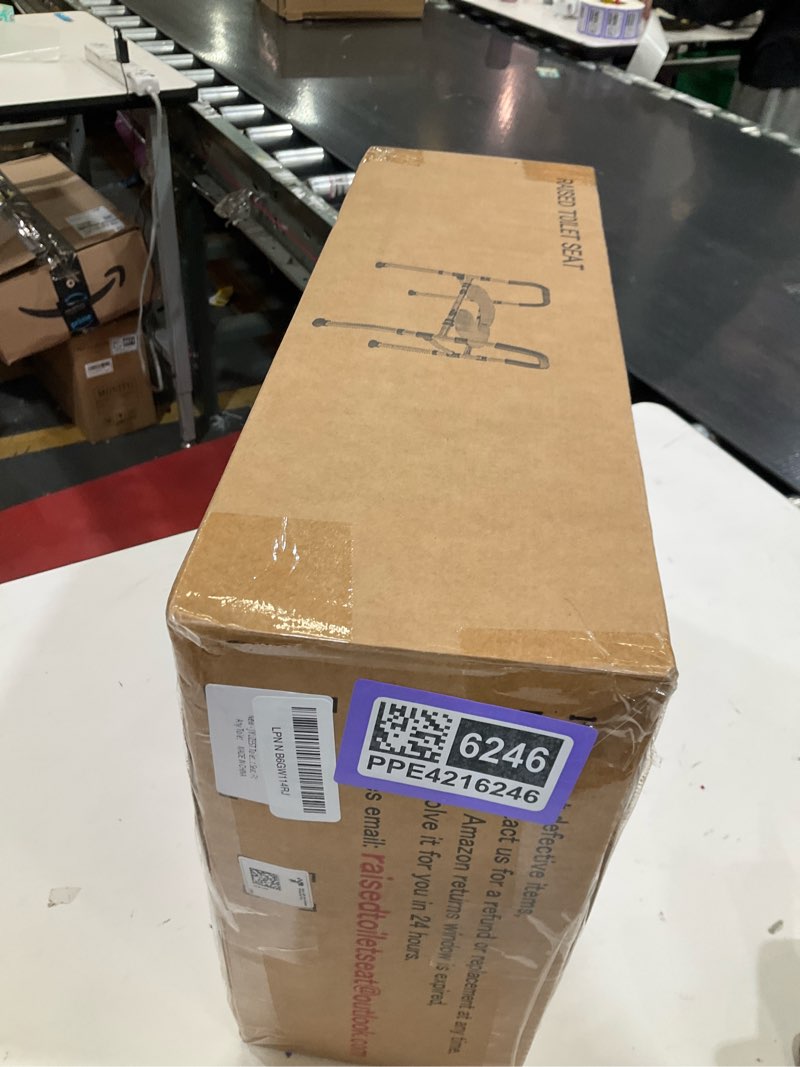 Condition photo showing item condition for Toilet Seat Riser for Seniors, Raised Toilet Seat with Handles - FSA/HSA Eligible, Adjustable Height & Width, Supports 400 lbs - Universal Fit for Elderly, Handicap, Post-Surgery & Pregnancy