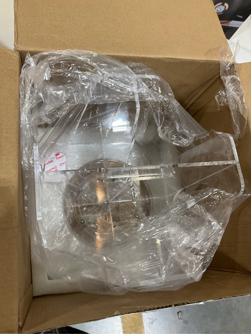 Condition photo showing item condition for WINFFOR Coffee Cup Holder for Countertop - 4 Compartments Clear Rotating Disposable Cup Organizer Plastic Cup Storage Lid Carousel Coffee Bar Accesories for Restaurant Breakroom Kitchen Cabinet