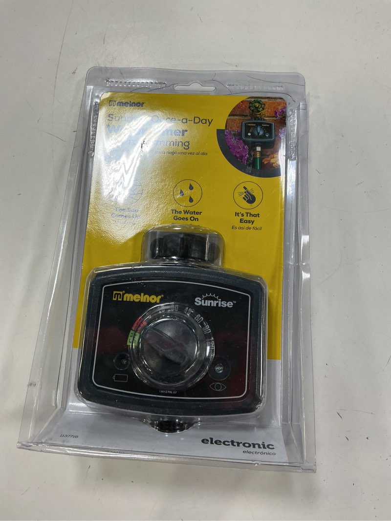 Condition photo showing Good Condition for melnor 1 output port mechanical hose end timer
