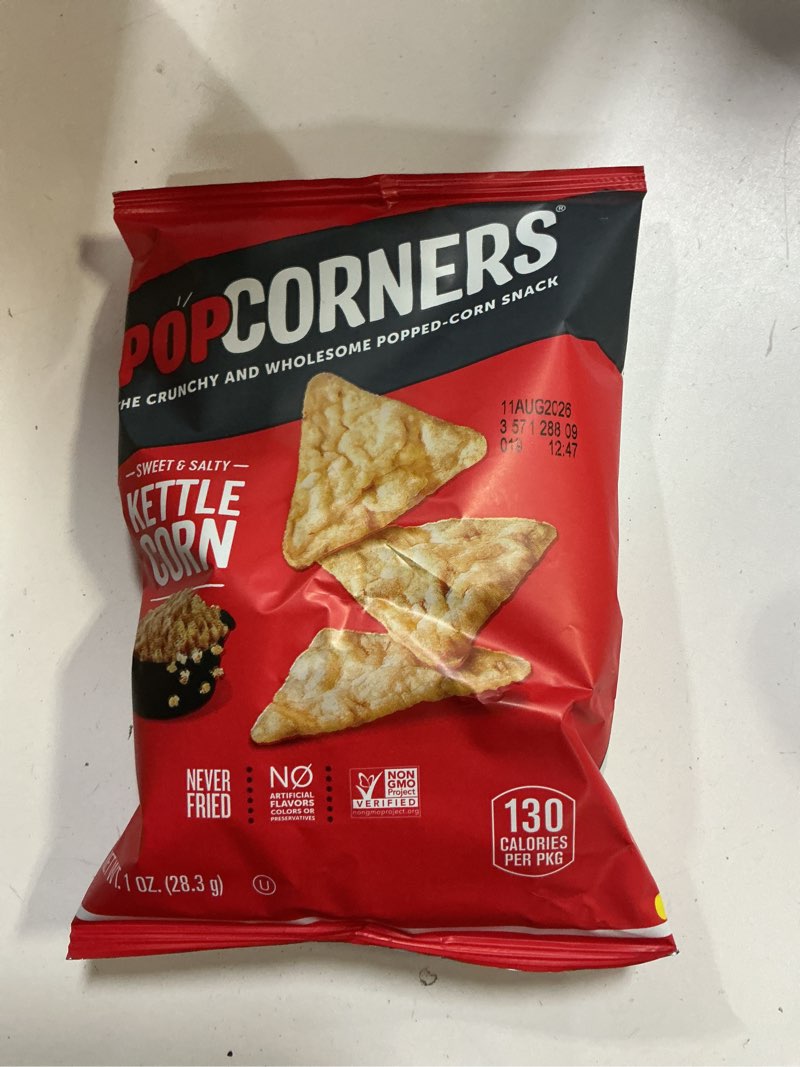 Condition photo showing Good Condition for (By ; Aug 11 2026)PopCorners Popped Corn Snacks, Core 3 Flavor Pack Gluten Free, 1 Ounce (Pack of 20)
