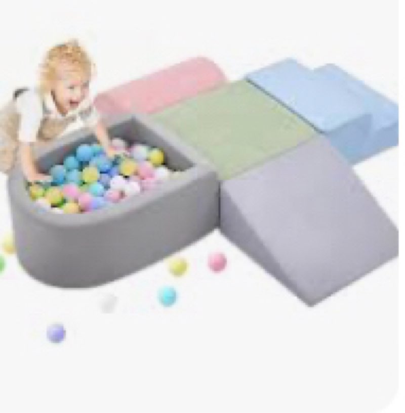 Foam climbing toys for children with ball pit for babies 1-3 years old