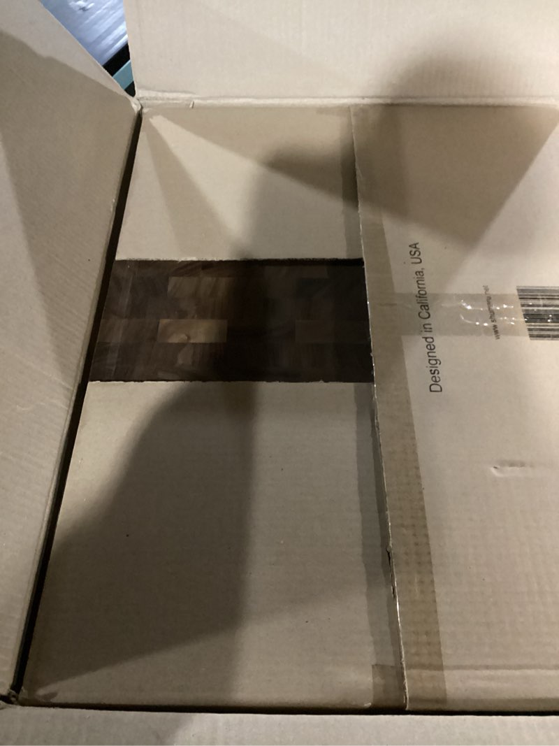 Condition photo showing Good Condition for SHUMARU Tropical Walnut End-Grain Wood Cutting Board – XL 24x18x2" Butcher Block | Handmade in Bali - Silky-Smooth, Juice Groove, Knife?Friendly, Ergonomic Grips & Non?Slip Feet Walnut | End-Grain 24 24"L x 18"W
