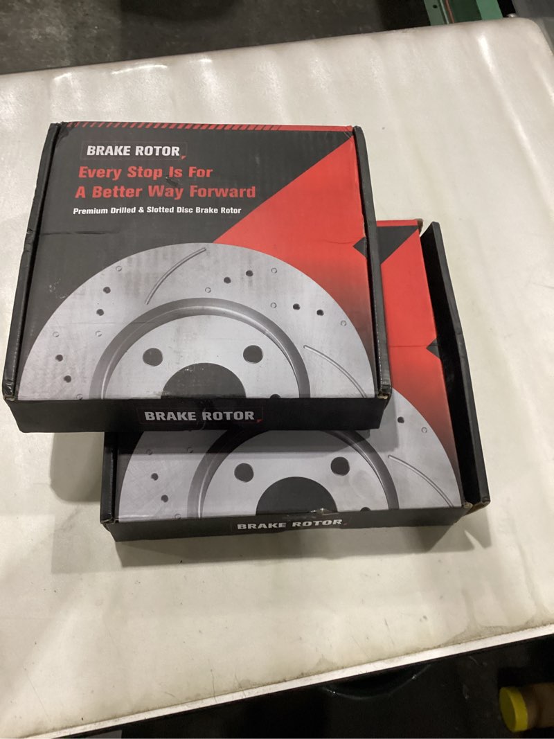 Condition photo showing New/Like New for Brake Pads And Rotors Kit Compatible With 2003-2012 Honda Accord, 2006-2008 Acura TL, Front Automotive Replacement Brake Kits 31275 D1506-7656 Drilled And Slotted Rotors 299.7mm(11.8in)