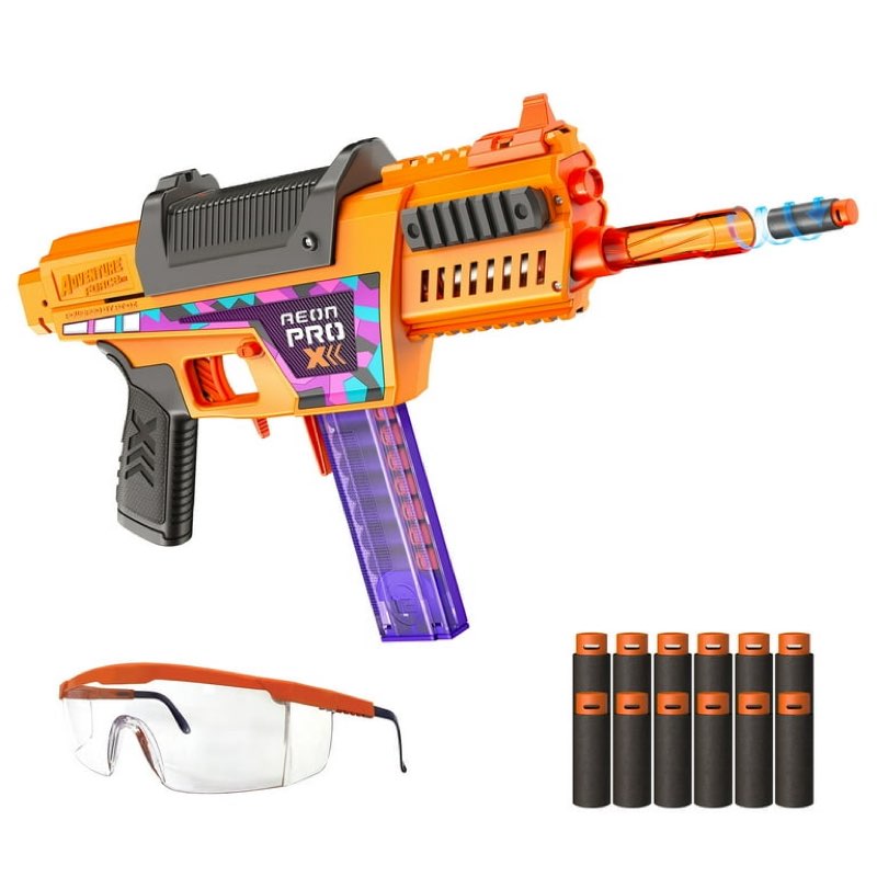 Condition photo showing New/Like New for adventure force tactical strike aeon pro x manual pro foam dart blaster, shoots half-length darts up to 150ft with accuracy booster and protective eyewear, 14+  